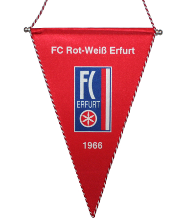 Dreieckswimpel | Traditionslogo | FC Rot-Weiß Erfurt