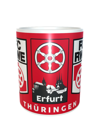 Kaffeetasse | Erfurt, rot | FC Rot-Weiß Erfurt