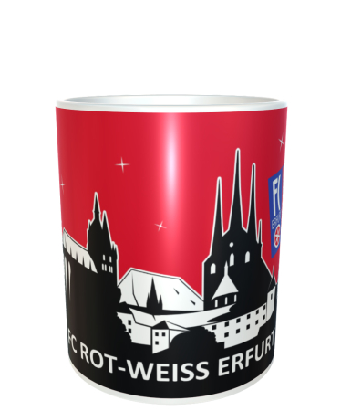 Kaffeetasse | Skyline | FC Rot-Wei&szlig; Erfurt