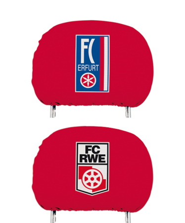 Kopfstützenbezüge | 2er Set | FC Rot-Weiß...