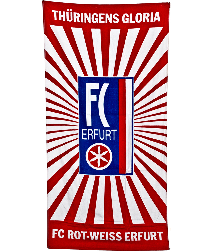 Strandtuch | Thüringens Gloria | FC Rot-Weiß Erfurt - FC Rot-Weiß Erf