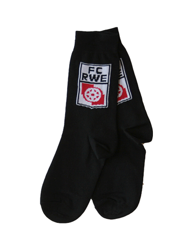 Socken | Logos, schwarz | FC Rot-Weiß Erfurt