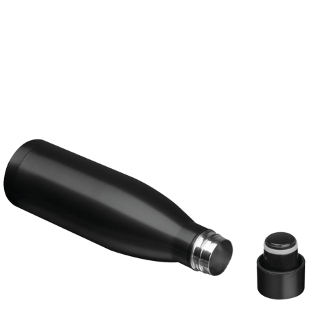 Edelstahlflasche | Thermo | matt schwarz | 500ml |...