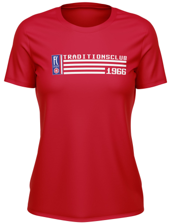 T-Shirt | Ladies | retro | rot | Erfurt