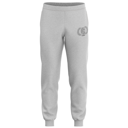 Jogginghose | Unisex | Logo gestickt | grau meliert | Erfurt
