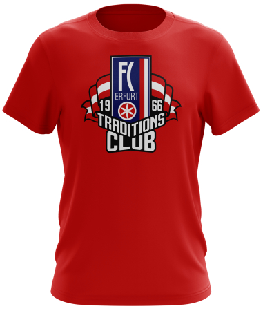 T-Shirt | unisex | Traditionsclub | rot | Erfurt
