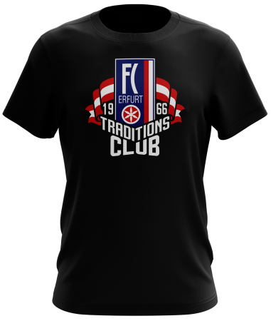 T-Shirt | unisex | Traditionsclub | schwarz | Erfurt