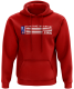 Hoodie | retro, rot | FC Rot-Weiß Erfurt