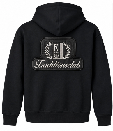 Kapuzensweatjacke | Sicklogo | schwarz