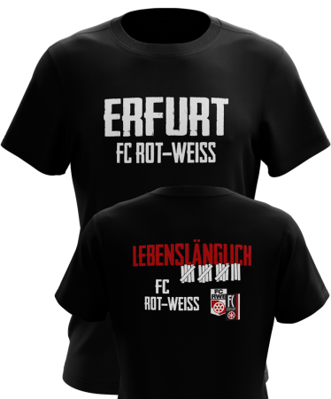 T-Shirt | Lebenslänglich | FC Rot-Weiß Erfurt