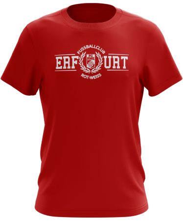 T-Shirt | College Logo | rot | FC Rot-Wei&szlig; Erfurt
