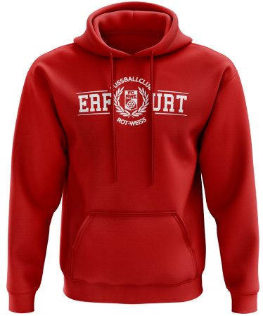 Hoodie | College Logo | rot | FC Rot-Weiß Erfurt