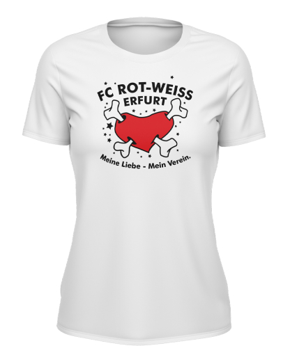 T-Shirt | Damen | wei&szlig; | FC Rot-Wei&szlig; Erfurt
