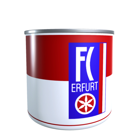 Emaillebecher | Traditionslogo | FC Rot-Weiß Erfurt