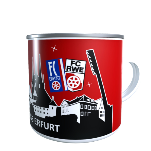 Emaillebecher | Skyline | FC Rot-Weiß Erfurt