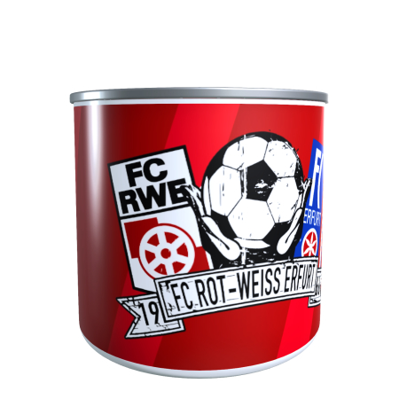 Emaillebecher | Ball & Logos | FC Rot-Weiß Erfurt