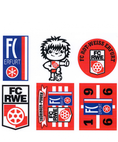 Fantattoos | 6 Motive | FC Rot-Wei&szlig; Erfurt