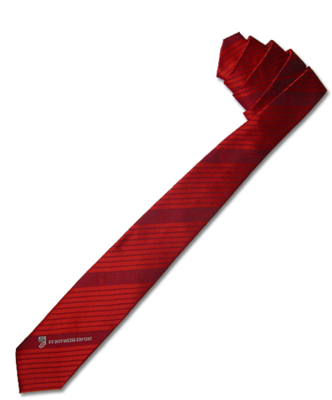 Krawatte | rot | Vereinslogo | FC Rot-Weiß Erfurt