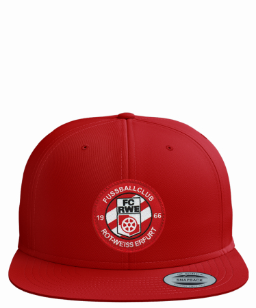 Snapback Basecap | Logo | rot | FC Rot-Weiß Erfurt