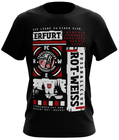 T-Shirt | unisex | Mosaik | FC Rot-Weiß Erfurt