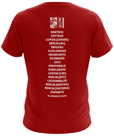 T-Shirt | Kinder | Saison-/Tourshirt - Wieder auf Tour 23/24 | rot | FC-Rot-Wei&szlig; Erfurt