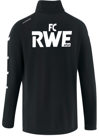 saller | Sweatshirt, schwarz | Teamline 23/24 - FC Rot-Wei&szlig; Erfurt