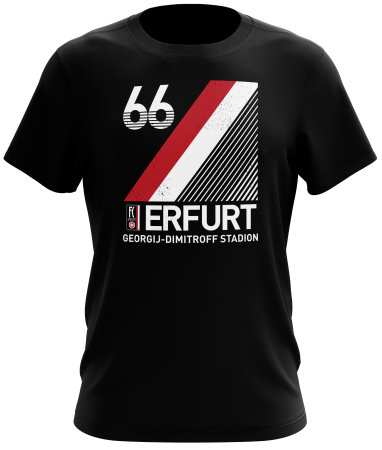 T-Shirt | Vintage 66 Dimitroff | schwarz | Erfurt