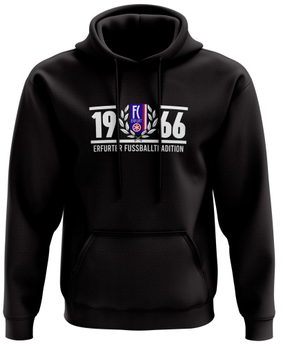 Hoodie | schwarz | 1966 | Erfurt