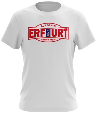 T-Shirt | unisex | Saison 24-25 | weiß | Erfurt