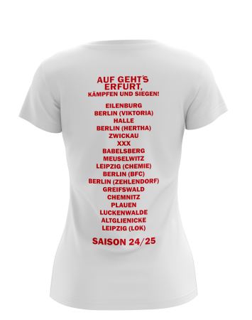 T-Shirt | Ladies | Saison 24-25 | weiß | Erfurt