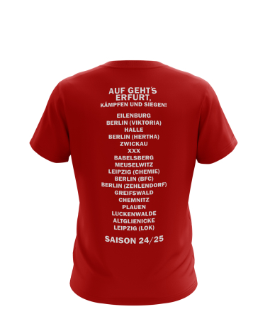 T-Shirt | Kinder | Saison 24-25 | rot | Erfurt