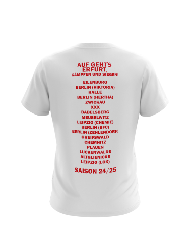 T-Shirt | Kinder | Saison 24-25 | weiß | Erfurt