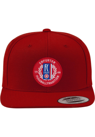 Snapback Basecap | Fußballtradition | rot | Erfurt