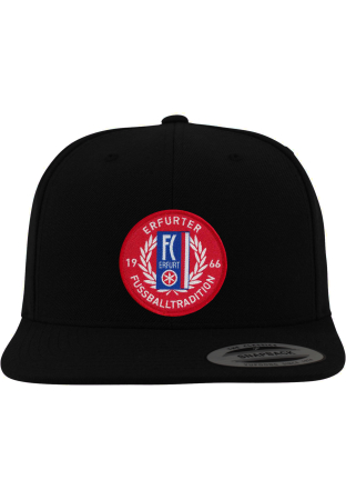 Snapback Basecap | Fußballtradition | schwarz | Erfurt